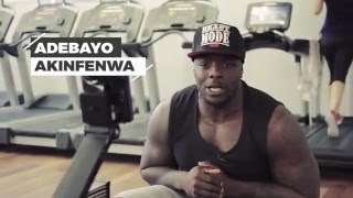 Akinfenwa 500m Rowing Challenge [upl. by Anaik931]