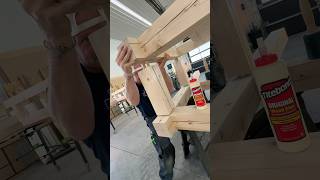 Getting the frame all glued up with ​⁠Titebond and ​⁠festoolcanada dominos woodworking [upl. by Kanal905]