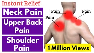 Quick Neck Pain Upper Back And Shoulder Pain Relief Technique  Trapezius Muscle Stretch In Hindi [upl. by Edette171]