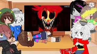 Undertale reacts to INSANE  Alastor SFM by SamiloseSAL  GCRV [upl. by Witcher]