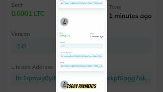 Free Litecoin Today Payment Proof freecrypto trading btcusd instantpayment [upl. by Mosley]