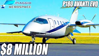 Inside The 8 Million Piaggio P180 Avanti Evo [upl. by Renat]