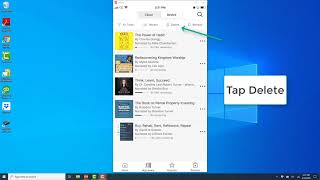 Delete a downloaded Audible audiobook from your iPhone [upl. by Llecram530]