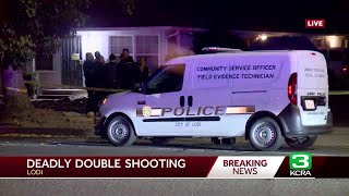 2 men shot killed in Lodi officials say [upl. by Ynaffik]