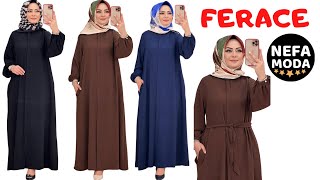 FERACE MODELLERİ  Nefa Moda Tesettür Giyim  Tesettür Kombinleri [upl. by Clara844]