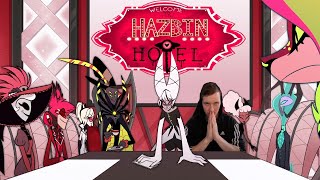 THE OVERLORDS  Hazbin Hotel  Season 1 Episode 3  Reaction [upl. by Aliuqaj]