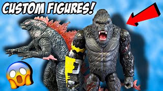 Custom Godzilla Figures Godzilla Evolved amp Kong [upl. by Cassi]