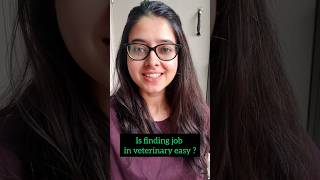 Is it easy or difficult to get a job after BVSc amp AH  vet shortsvideo shorts [upl. by Nigem581]