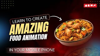 Food Animation  Motion graphics  Canva tutoril [upl. by Crawford280]