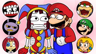 The Amazing Digital Circus Meets Super Mario [upl. by Eecyac463]