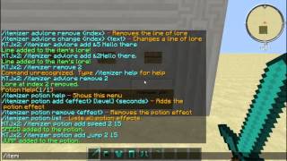 Minecraft Itemizer Plugin Review  SPEED SWORD [upl. by Ashlen]