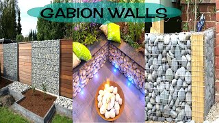 Gabion wall ideas [upl. by Eilerua]