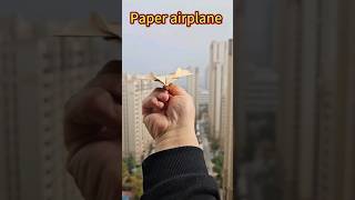 Throw a cool paper airplane that flies farshorts paper airplanepaper planepaper aeroplane [upl. by Eybbob992]