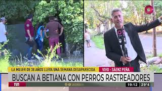 Búsqueda de Betiana Rossi se realizaron varios allanamientos en la zona de Sáenz Peña [upl. by Yrian]