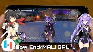 Neptunia X Senran Kagura Ninja Wars Mobile Ryujinx Android Mali GPU Gameplay [upl. by Katherina]