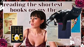 Reading The Shortest Books On My TBR  5 books  poetry speculative fiction horror scifi [upl. by Aicilanna406]