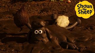 Mud 🐑 Shaun the Sheep  Cartoons for Kids 🐑 Full Episodes Compilation 1 hour [upl. by Graves785]