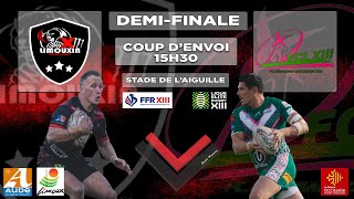 RUGBY A XIII  CHAMPIONNAT DE FRANCE ELITE 1  DEMI FINALE  XIII LIMOUXIN vs FC LEZIGNAN XIII [upl. by Niwdla460]