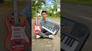 Electronic Guitar VS Electronic Keyboard Piano Testing 🔥 [upl. by Aehsrop]