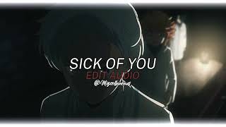 Sick Of You  Sub Urban amp DNMO Edit Audio requested [upl. by Rehpotsyrk]