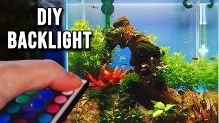 DIY Aquarium LED Backlight Screen  Without breaking the bank [upl. by Seena970]