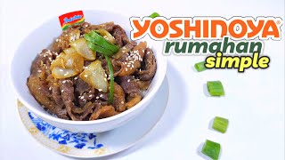 RASANYA MIRIP BANGET SAMA YOSHINOYA  ANAK2 DIJAMIN SUKA  RESEP YOSHINOYA RUMAHAN SIMPLE [upl. by Hairu]