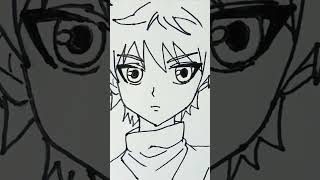 Drawing Killua from Hunter x hunter killua killuazoldyck hunterxhunter [upl. by Hannaj]