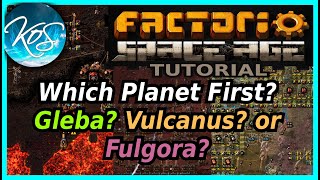 Which Planet First Plantetary Order amp Why Tutorial  Factorio Space Age DLC 20 [upl. by Nailil109]