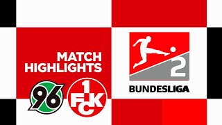 Hannover vs 1 FCK  Highlights  2 Bundesliga 202425 [upl. by Casar]