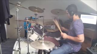 babymetal over the future karen girls drum cover [upl. by Nelak]