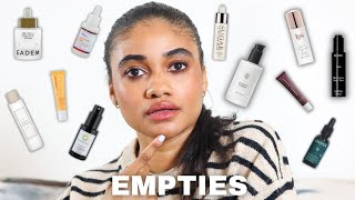 EMPTIES All the products Ive finished amp all of my thoughts [upl. by Clemmy]