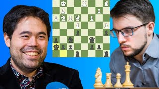 Two chess giant played each other MVL vs Hikaru Nakamura [upl. by Gnurt471]