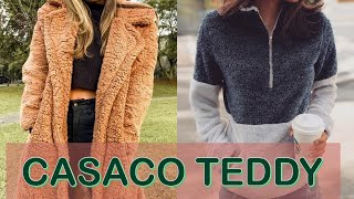 BRÁS  NOVIDADES NOS FAMOSOS CASACOS TEDDY E TRICOT PARA O INVERNO 2022 [upl. by Atirat]