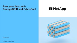 Free your flash with StorageGRID and FabricPool [upl. by Rempe]