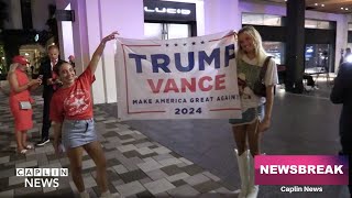 Trump wins the presidency and his followers celebrate the victory in Florida [upl. by Aissirac]