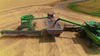 Palouse Wheat Harvest [upl. by Ellenet]