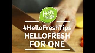 HelloFreshTips  How to use HelloFresh for one [upl. by Sunev701]