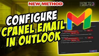 How to configure cpanel email in outlook 2024 [upl. by Notgnirra580]