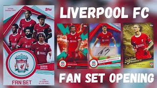 Salah amp Alonso Numbered Hits Topps Liverpool Fan Set 202324 Box Opening [upl. by Altaf]