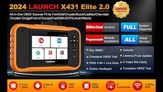 LAUNCH X431 Creader Elite 20 FGC OBD2 Scanner [upl. by Revart]