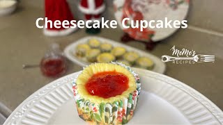 MeMes Recipes  Cheesecake Cupcakes [upl. by Fotina]