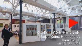 Kunsttage Hennef 2023  Ausstellung der Initiative Kunst Hennef eV [upl. by Lyudmila]