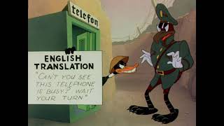 Looney Tunes Daffy  The Commando 1943 [upl. by Acyssej]