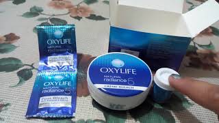 How to use OXYLIFE NATURAL radiance post bleach SERUM [upl. by Einnov]