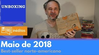 TAG Inéditos Experiências Literárias  maio de 2018  UNBOXING [upl. by Gawen]