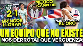 ¡LLORAN DERROTA PRENSA DE USA LLORA DERROTA MÉXICO CAMPEON SUB 20 VS USA 2  1 PREMUNDIAL SUB20 [upl. by Eeldarb]