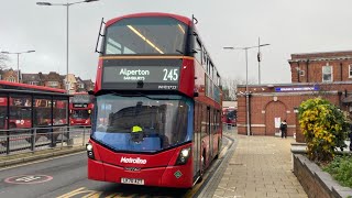 Metroline Bus Route 245WHD2723LK70 AZT Alperton → Golders Green [upl. by Ovid]