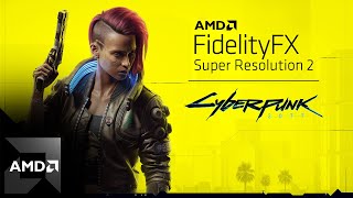 Cyberpunk 2077  4K and 1440p AMD FSR 2 Comparison [upl. by Tigram]