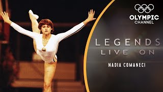 The Story of Nadia Comaneci Gymnastics Perfect 10 Icon  Legends Live On [upl. by Alissa]