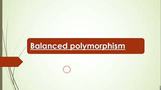 Balanced Polymorphism [upl. by Pillihpnhoj]